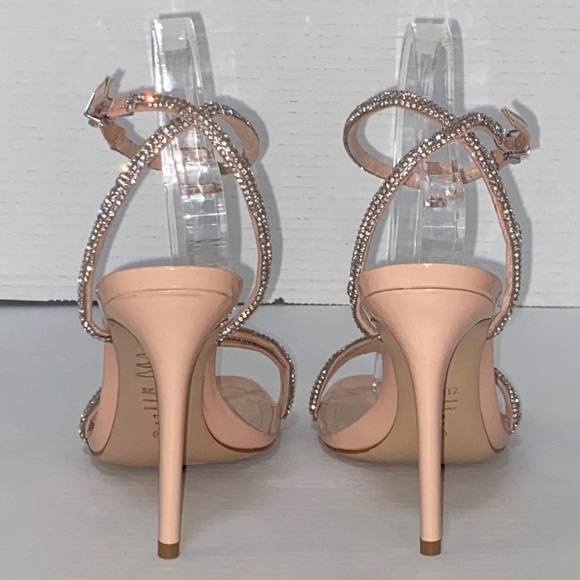 Schutz Altina Glam Patent Sandal in a sweet rose color Size 11 - Picture 9 of 12